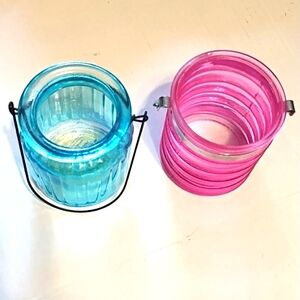 Colorful Candle Holders (Set of 2)